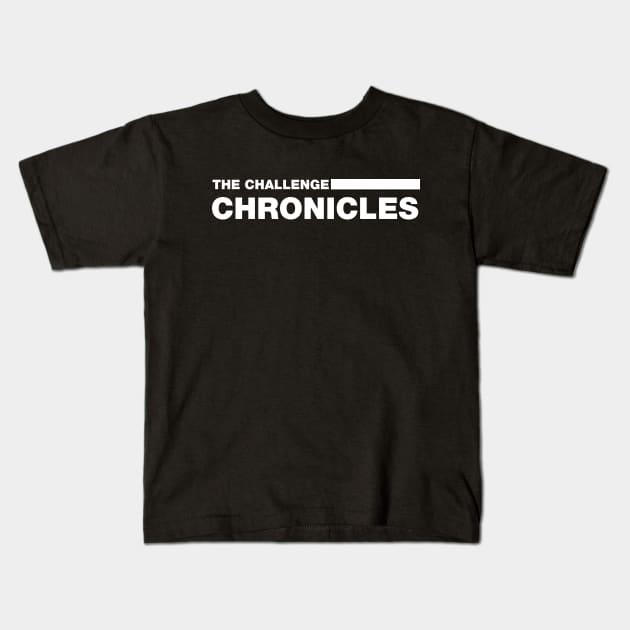 The Challenge Chronicles Podcast Kids T-Shirt by datraceman